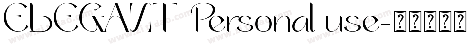 ELEGANT  Personal use字体转换